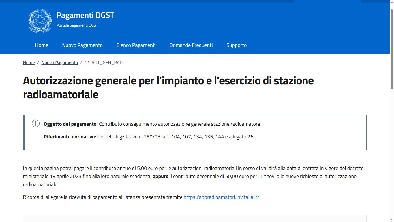 Autorizzazione generale per l'impianto e l'esercizio di stazione radioamatoriale.jpg