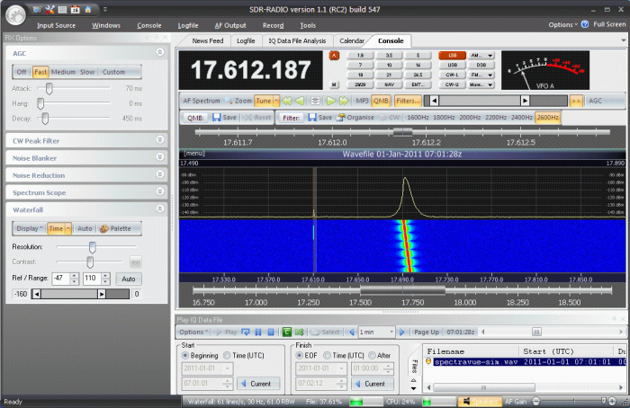 SDRRADIO Tra i migliori software per controllare